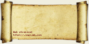 Jasna Đaković vizit kartica